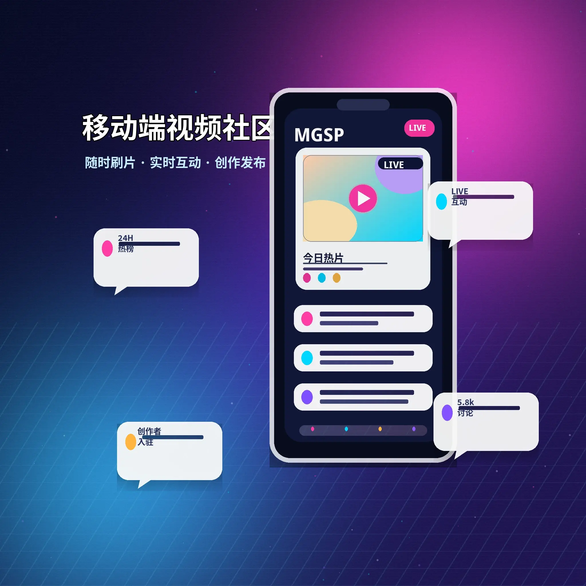 蘑菇视频APP与影像内容展示